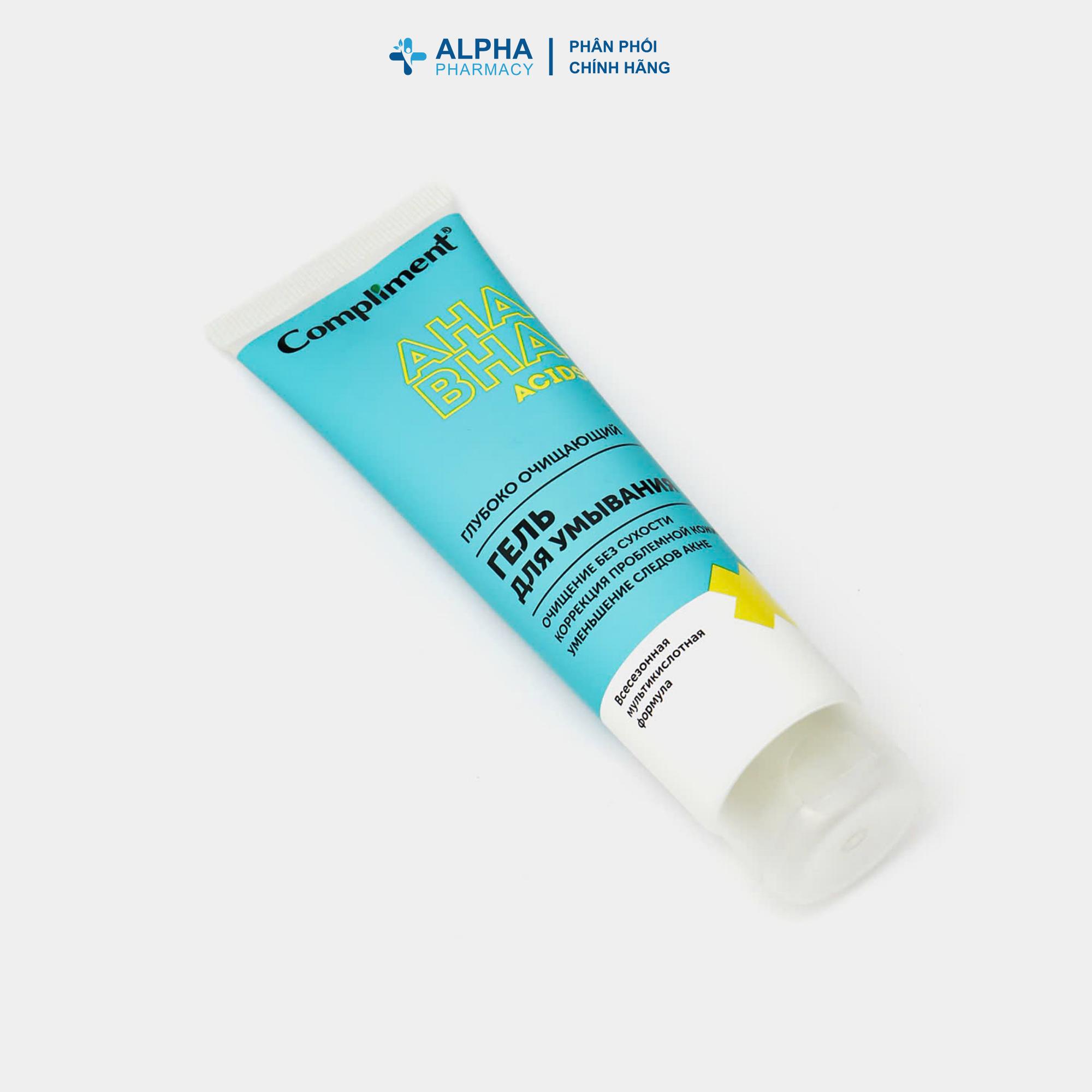 Sữa Rửa Mặt Compliment AHA BHA Acids Ph 5.5 Sạch Sâu, Giảm Mụn - 150ml - Image 2