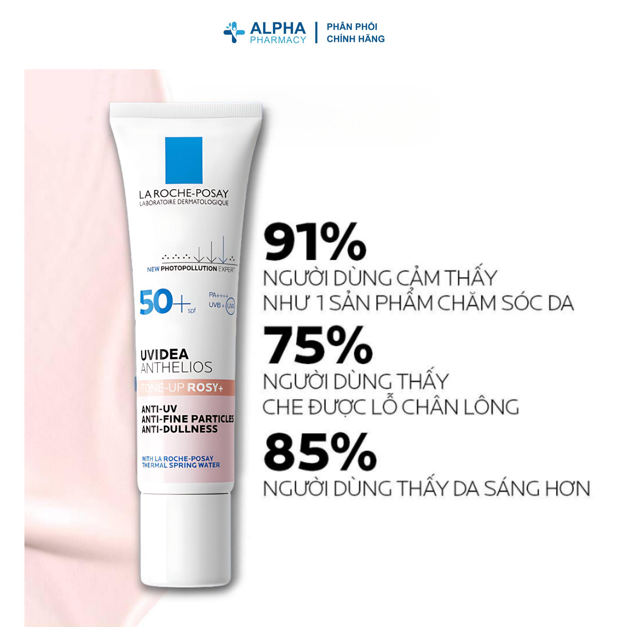 Kem Chống Nắng Nâng Tone Sáng Hồng Rạng Rỡ Cho Da Khô, Xỉn Màu La Roche-Posay Anthelios UVIDEA Rosy+ SPF50+, PA++++ - 30ml - Image 2