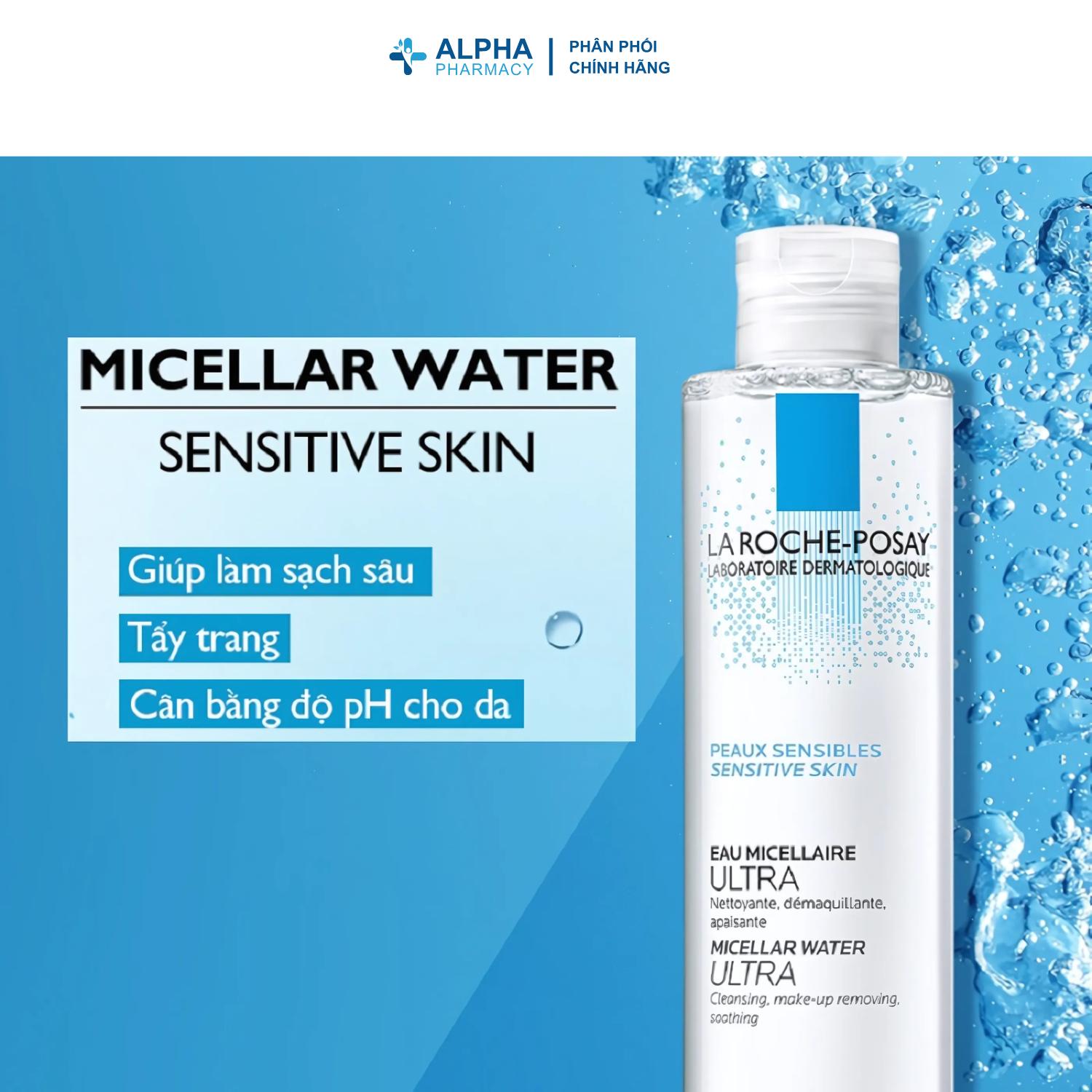 Nước Tẩy Trang La Roche-Posay Micellar Water Ultra Làm Sạch Dịu Nhẹ Cho Da Nhạy Cảm – 400ml - Image 4