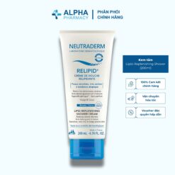 Kem Tắm Neutraderm Lipid-Replenishing Shower Cream Dịu Nhẹ Cho Da Khô Ngứa & Mẩn Đỏ – 200ml