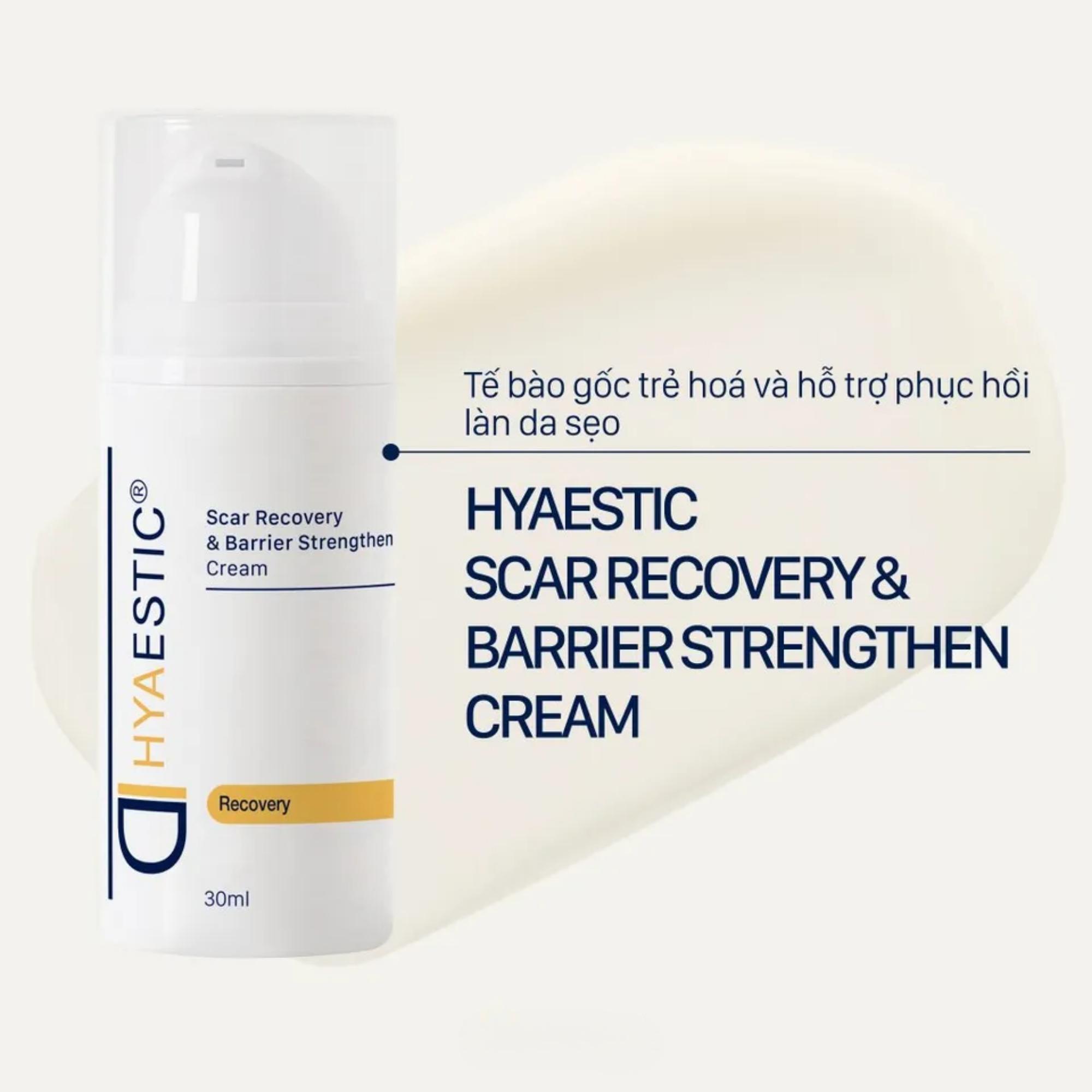 Tế Bào Gốc Trẻ Hoá Và Hỗ Trợ Phục Hồi Làn Da Sẹo Hyaestic Scar Recovery & Barrier Strengthen Cream - 30ml - Image 4