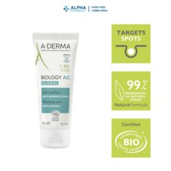 Alternative view of Kem Dưỡng Giảm Mụn, Kiểm Soát Dầu & Mờ Thâm A-Derma Biology AC Global Mat. Care - 40ml
