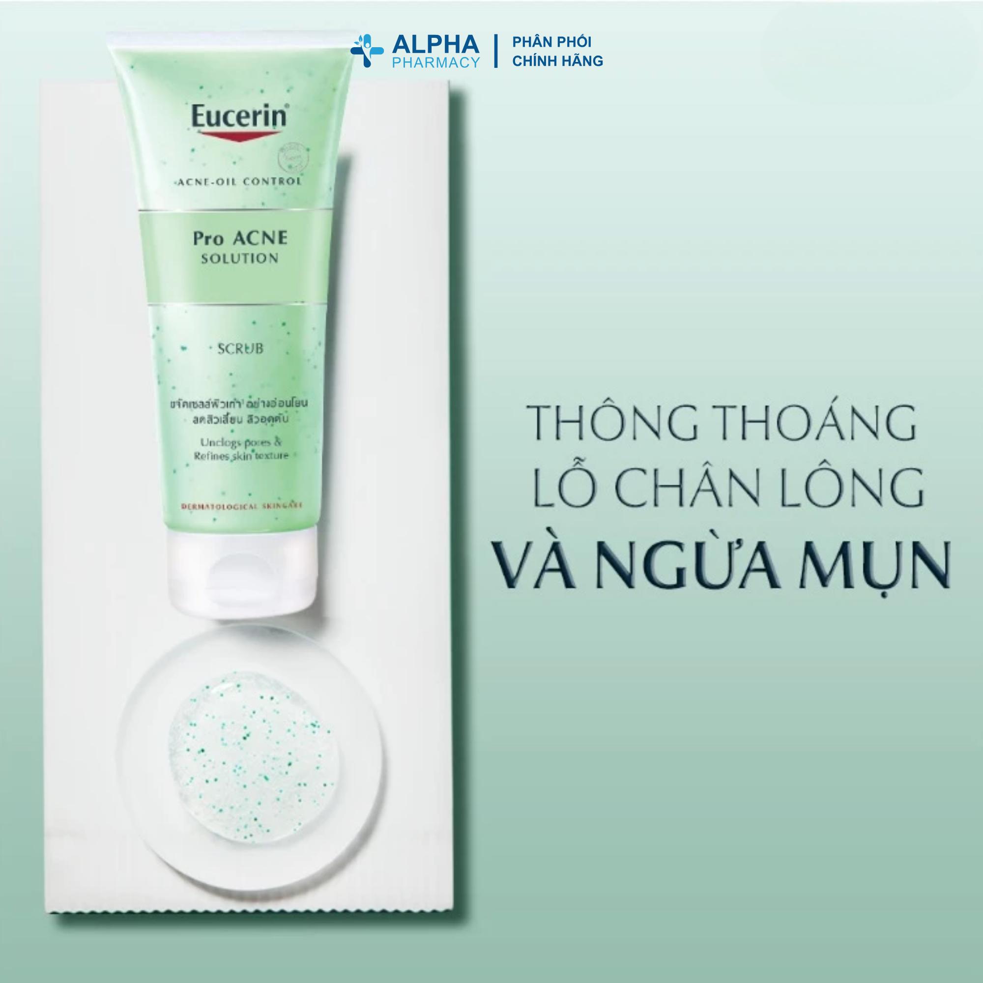 Tẩy Tế Bào Chết Eucerin ProACNE Scrub Làm Sạch Sâu, Hỗ Trợ Giảm Mụn Đầu Đen - 100ml - Image 3