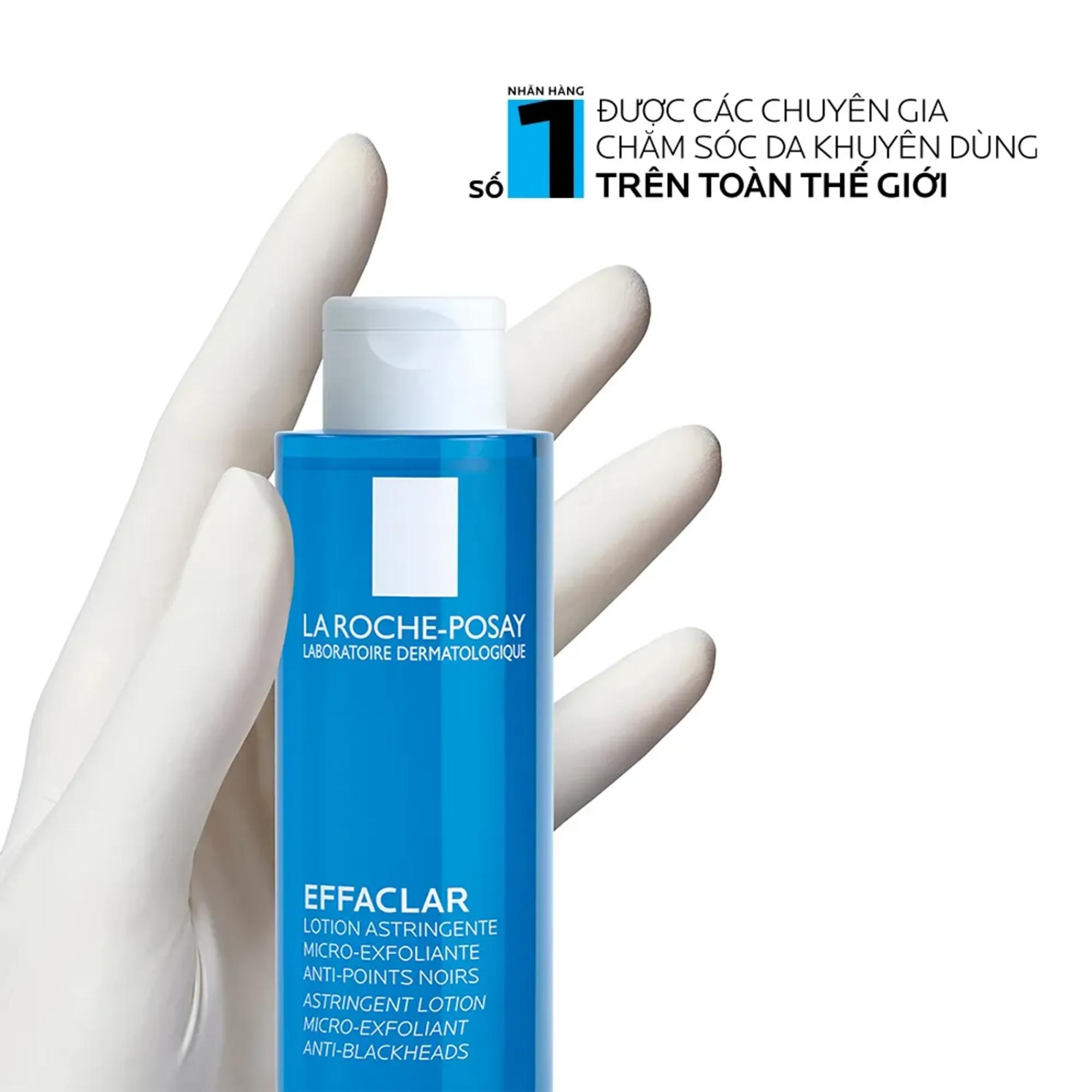 Nước Cân Bằng La Roche-Posay Effaclar Astringent Lotion Giàu Khoáng Cho Da Dầu Mụn – 200ml - Image 2