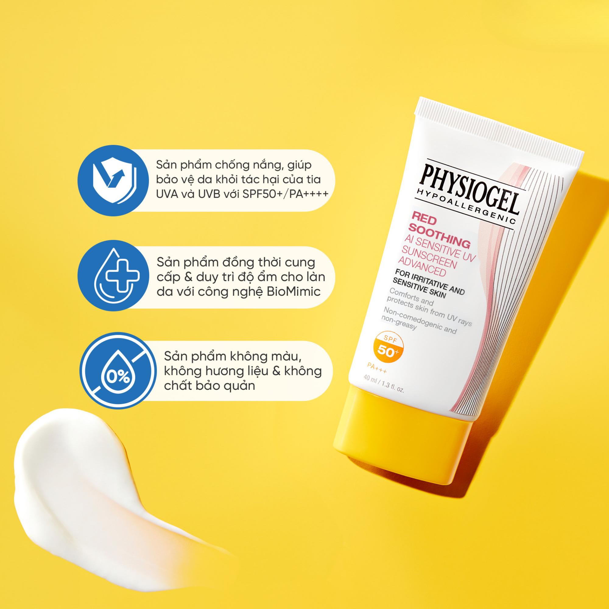 Kem Chống Nắng Physiogel Red Sth Ai Sunscreen – 40ml - Image 3