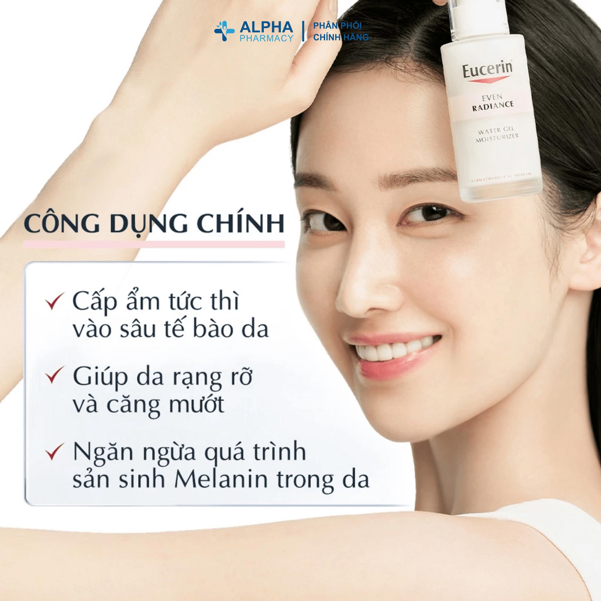 Gel Eucerin Even Radiance Water Gel Moisturizer Cấp Ẩm Và Dưỡng Sáng Da - 50ml - Image 5