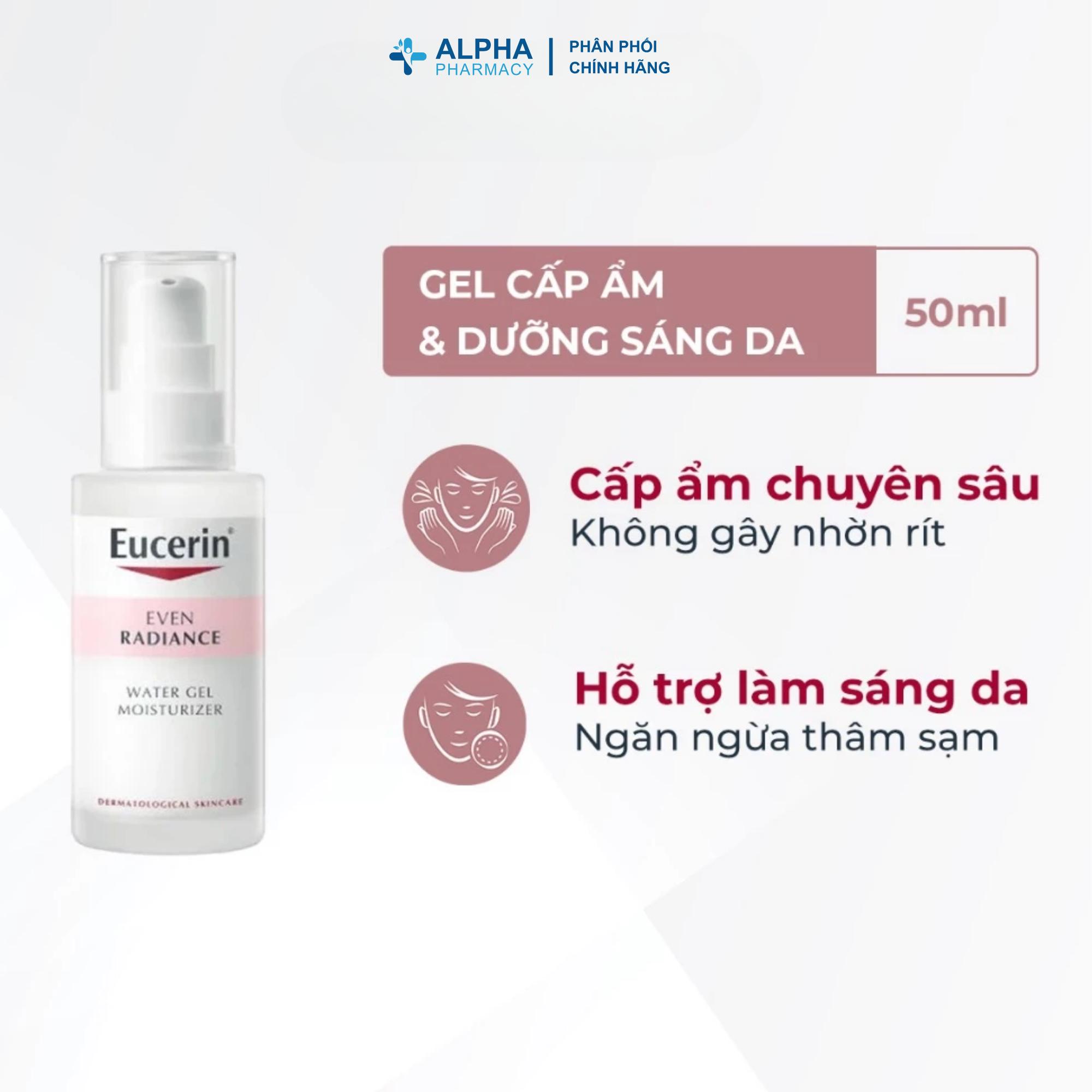 Gel Eucerin Even Radiance Water Gel Moisturizer Cấp Ẩm Và Dưỡng Sáng Da - 50ml - Image 2