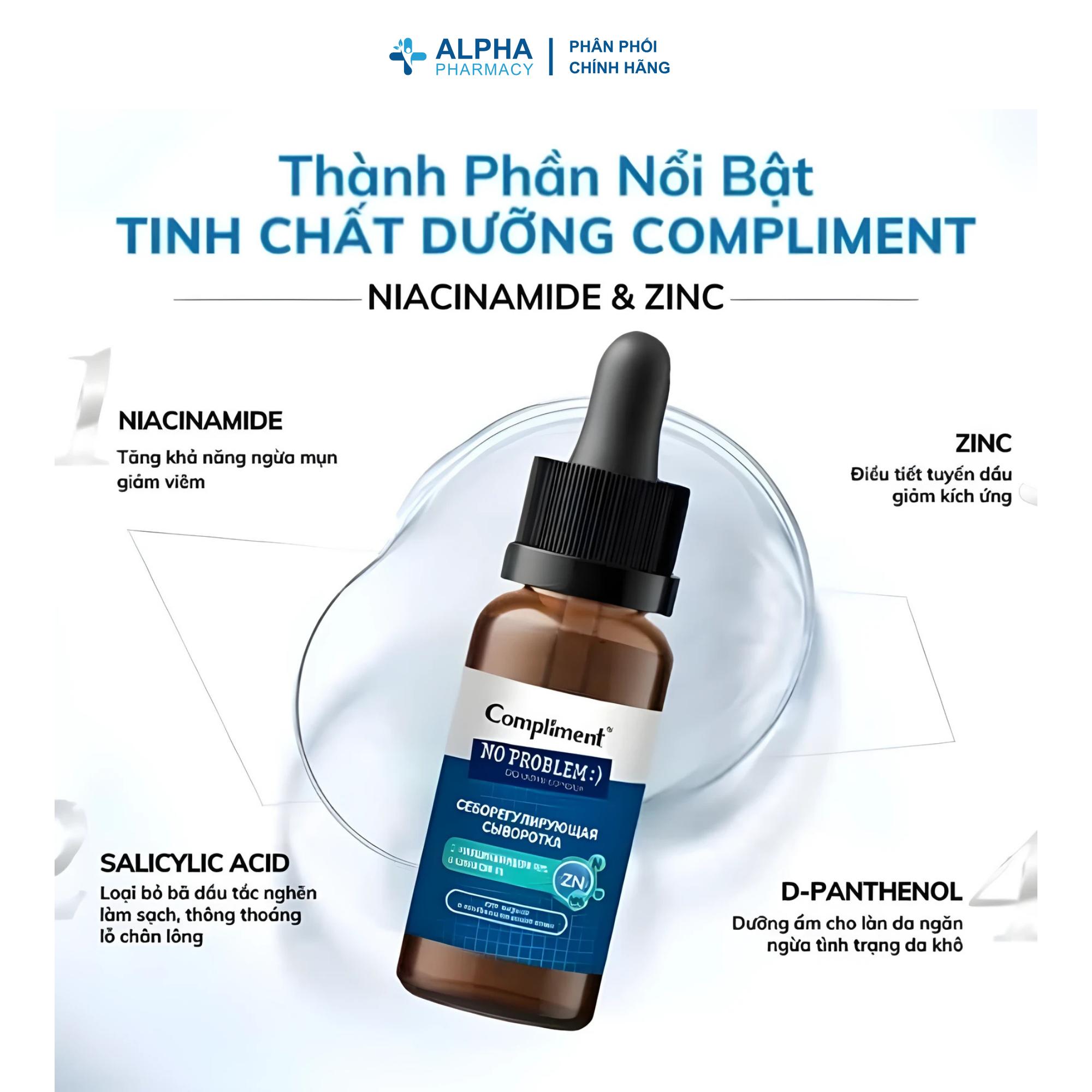 Tinh Chất Compliment No Problem Niacinamide 10% & Zin 1% - 27ml - Image 4