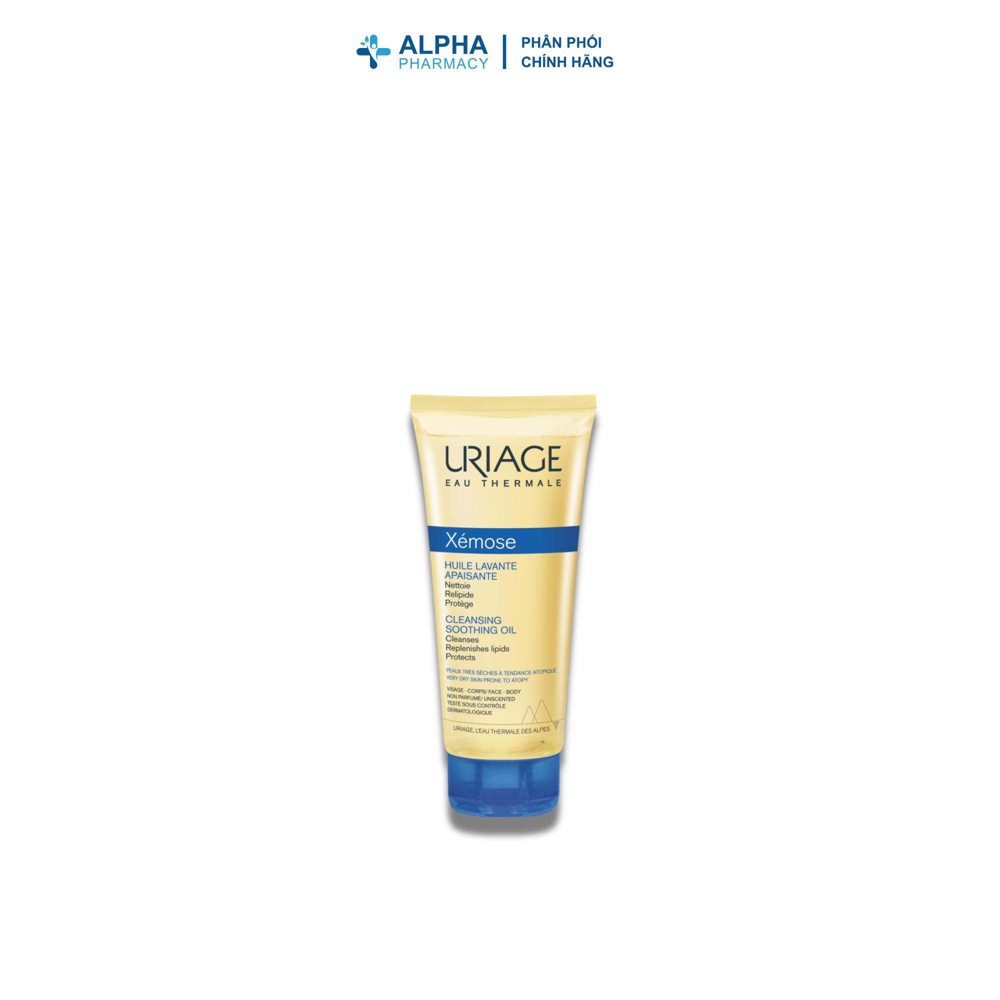 Sữa Rửa Mặt Dạng Gel-Oil Uriage Xémose Huile Lavante Apaisante Làm Sạch Cho Da Khô & Viêm Da Cơ Địa – 50ml/200ml/500ml - Image 4