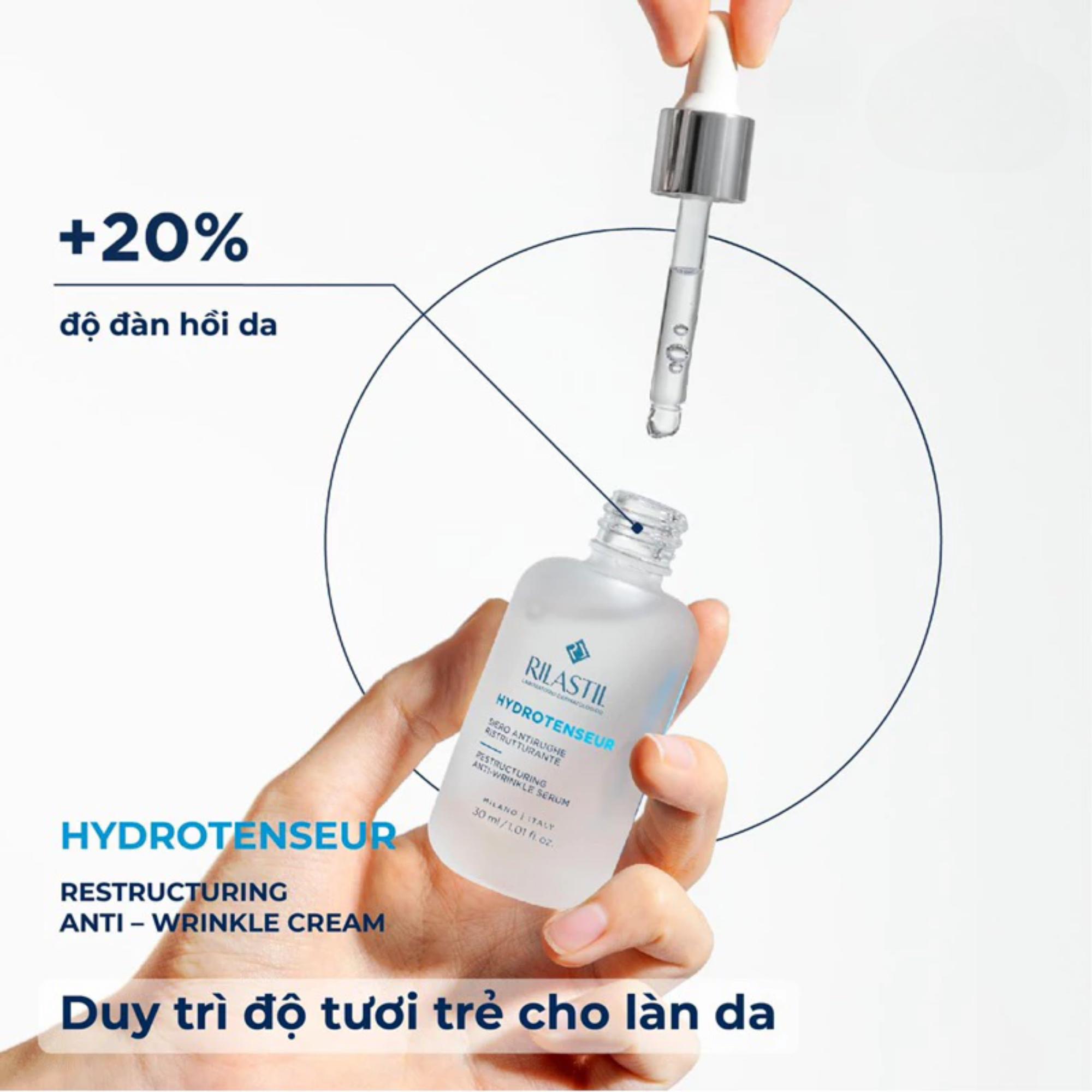 Tinh Chất Rilastil Hydrotenseur Restructuring Anti-Wrinkle Tái Tạo & Chống Lão Hóa Da - 30ml - Image 3