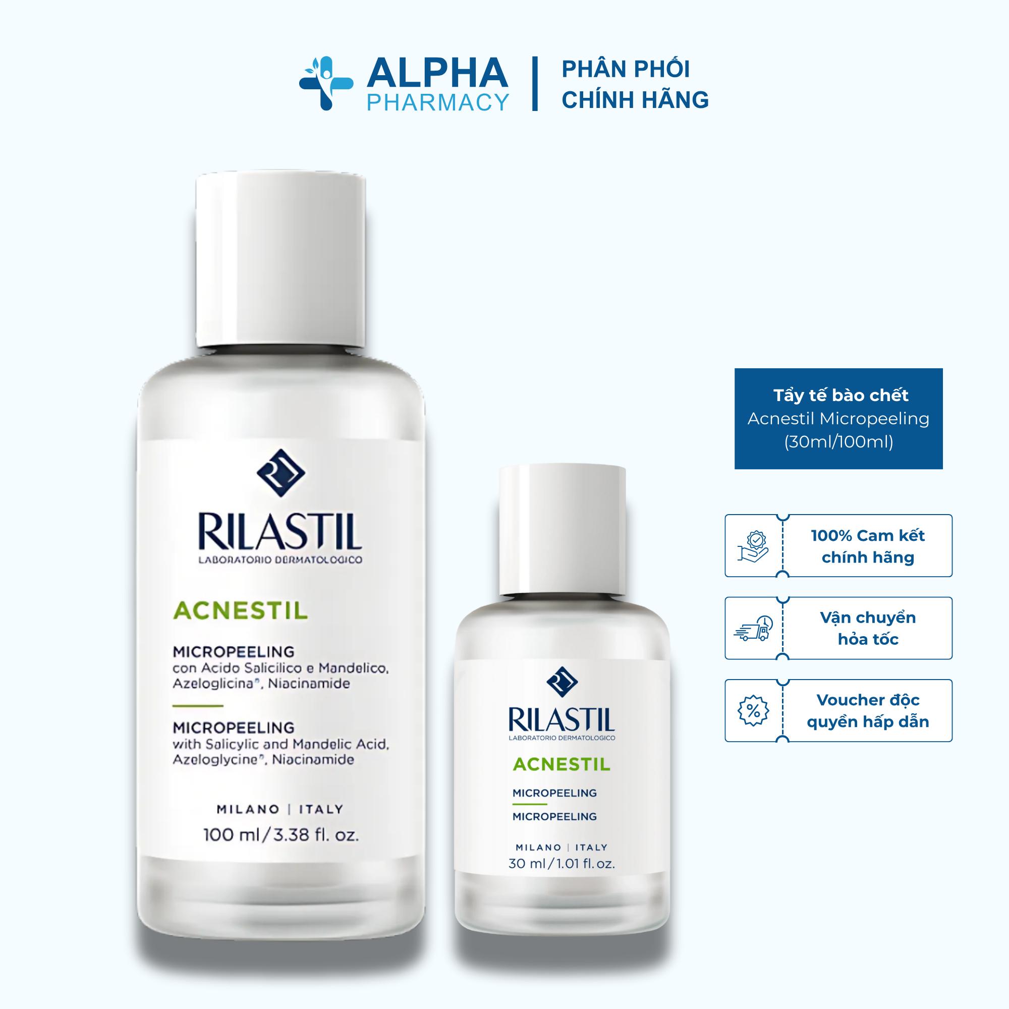 Dung Dịch Tẩy Tế Bào Chết Rilastil Acnestil Micropeeling Cho Da Mụn - 30ml/100ml