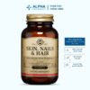 Viên Uống Solgar Skin, Nails & Hair Advanced MSM Formula Hỗ Trợ Da, Tóc, Móng – 60 Viên