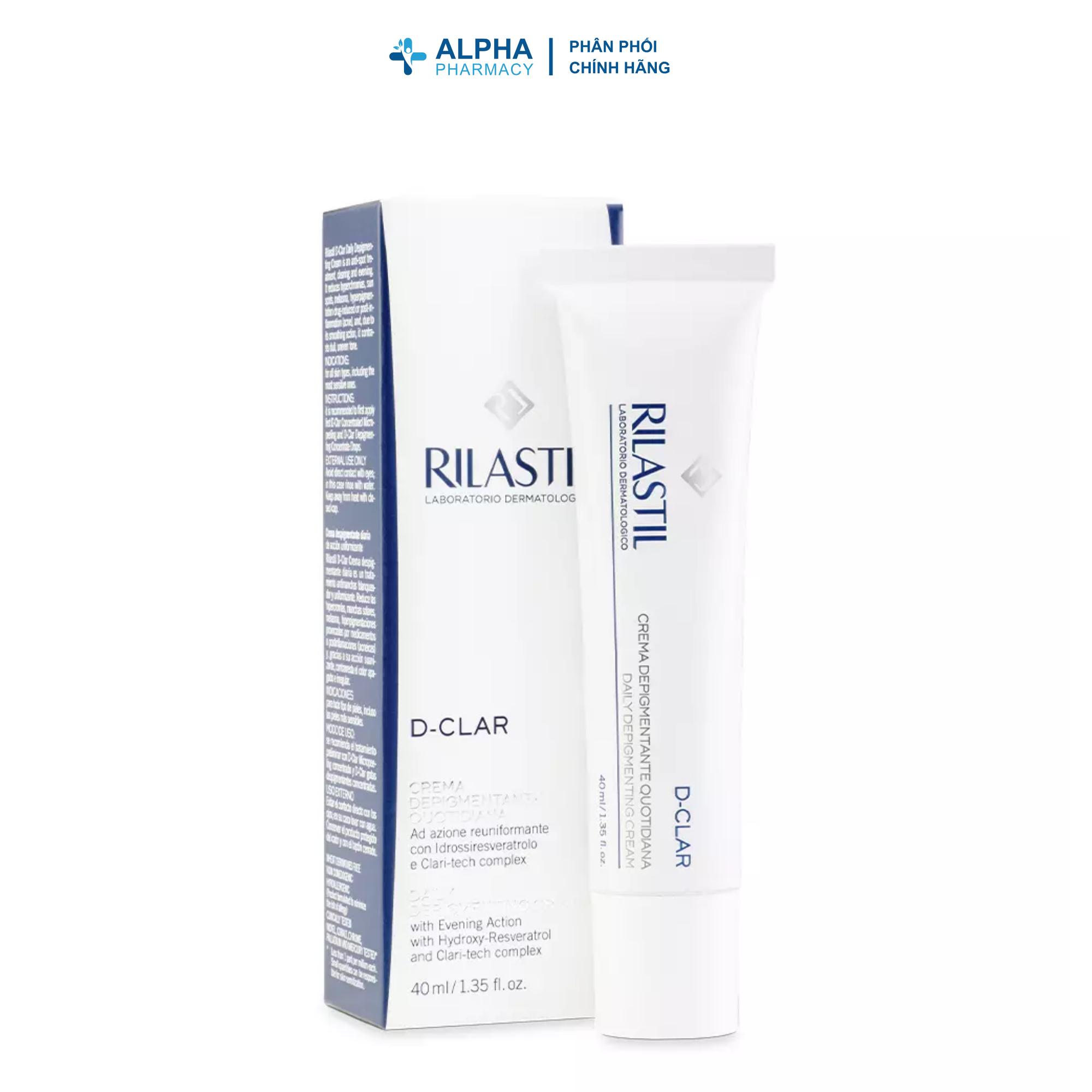 Kem Dưỡng Rilastil D-Clar Daily Depigmenting Cream Trị Nám & Làm Đều Màu Da - 40ml - Image 2