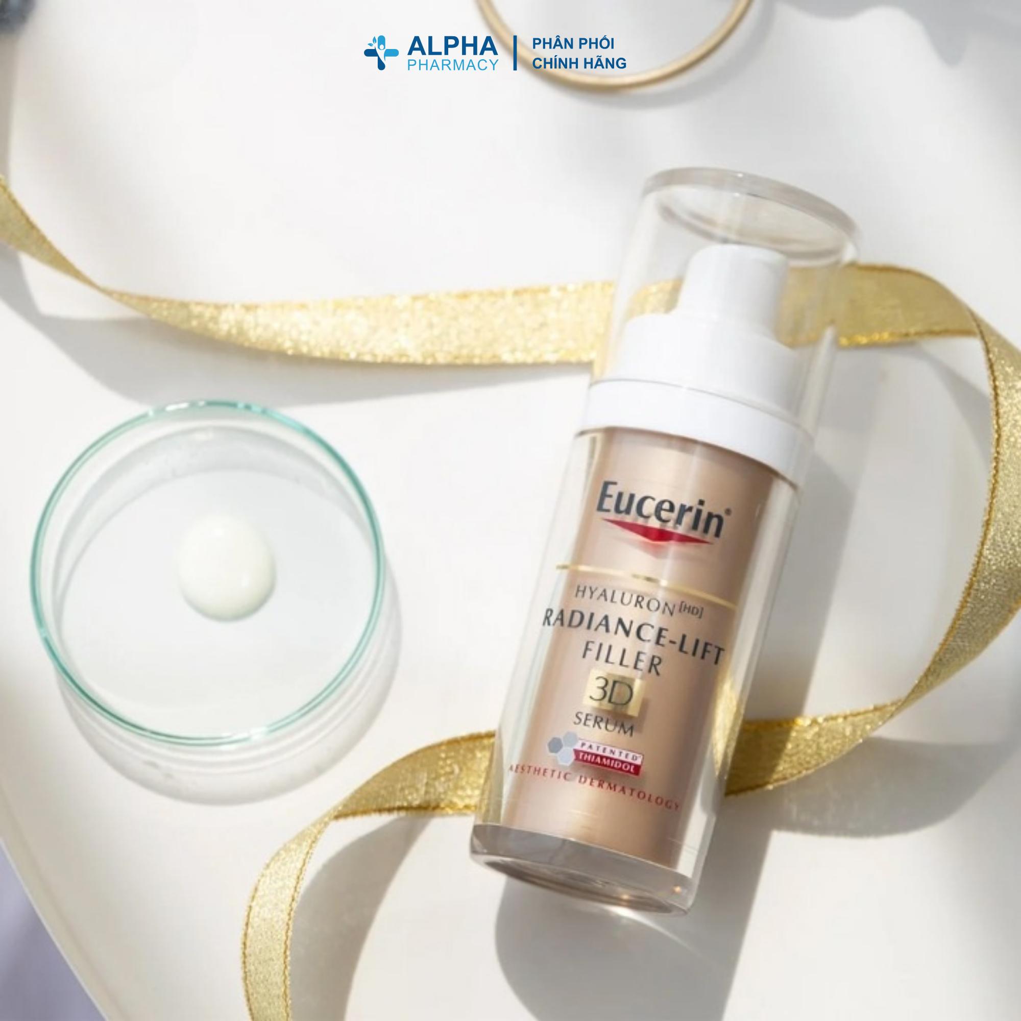 Tinh Chất Eucerin Hyaluron Radiance-Lift Filler 3D Serum Giảm Nếp Nhăn, Đốm Nâu & Nâng Cơ Da – 30ml - Image 5