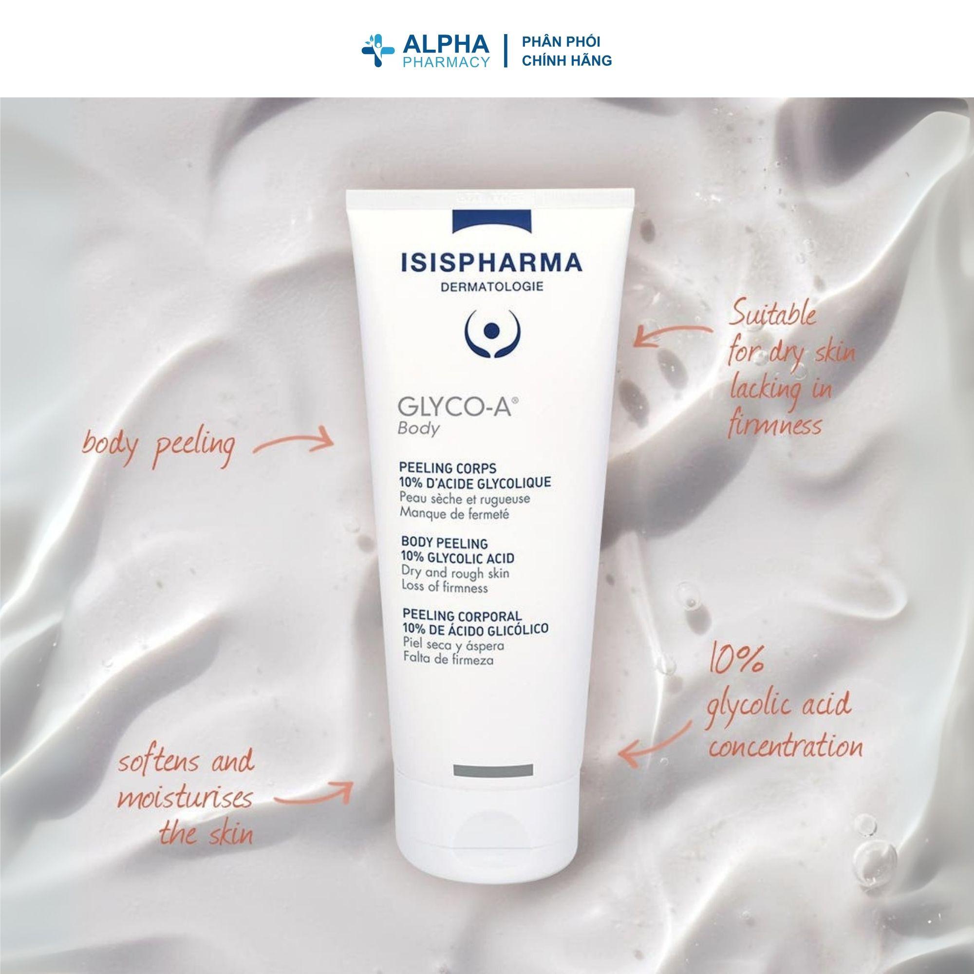 Kem Tẩy Tế Bào Chết Toàn Thân Isis Pharma Glyco-A Body Peeling Cream – 200ml - Image 4