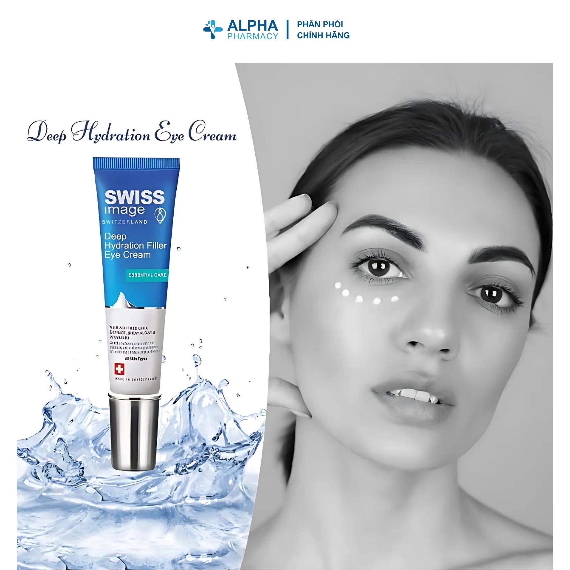 Kem Dưỡng Mắt Swiss Image Deep Hydration Filler Eye Cream Giảm Nhăn & Ngăn Ngừa Lão Hóa – 15ml - Image 3