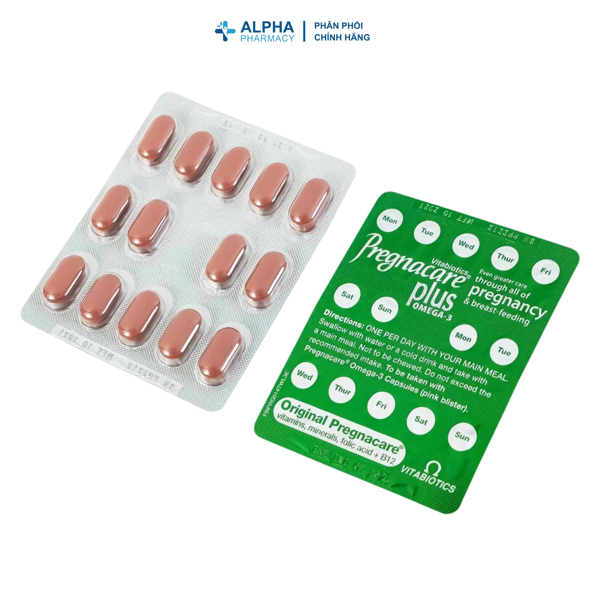 Vitamin Tổng Hợp Vitabiotics Pregnacare Plus Omega 3 Cho Mẹ Bầu – Hộp 56 Viên - Image 4