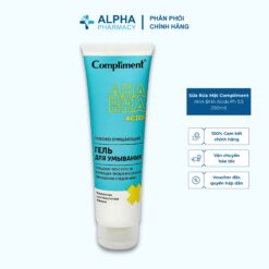Sữa Rửa Mặt Compliment AHA BHA Acids Ph 5.5 Sạch Sâu, Giảm Mụn - 150ml