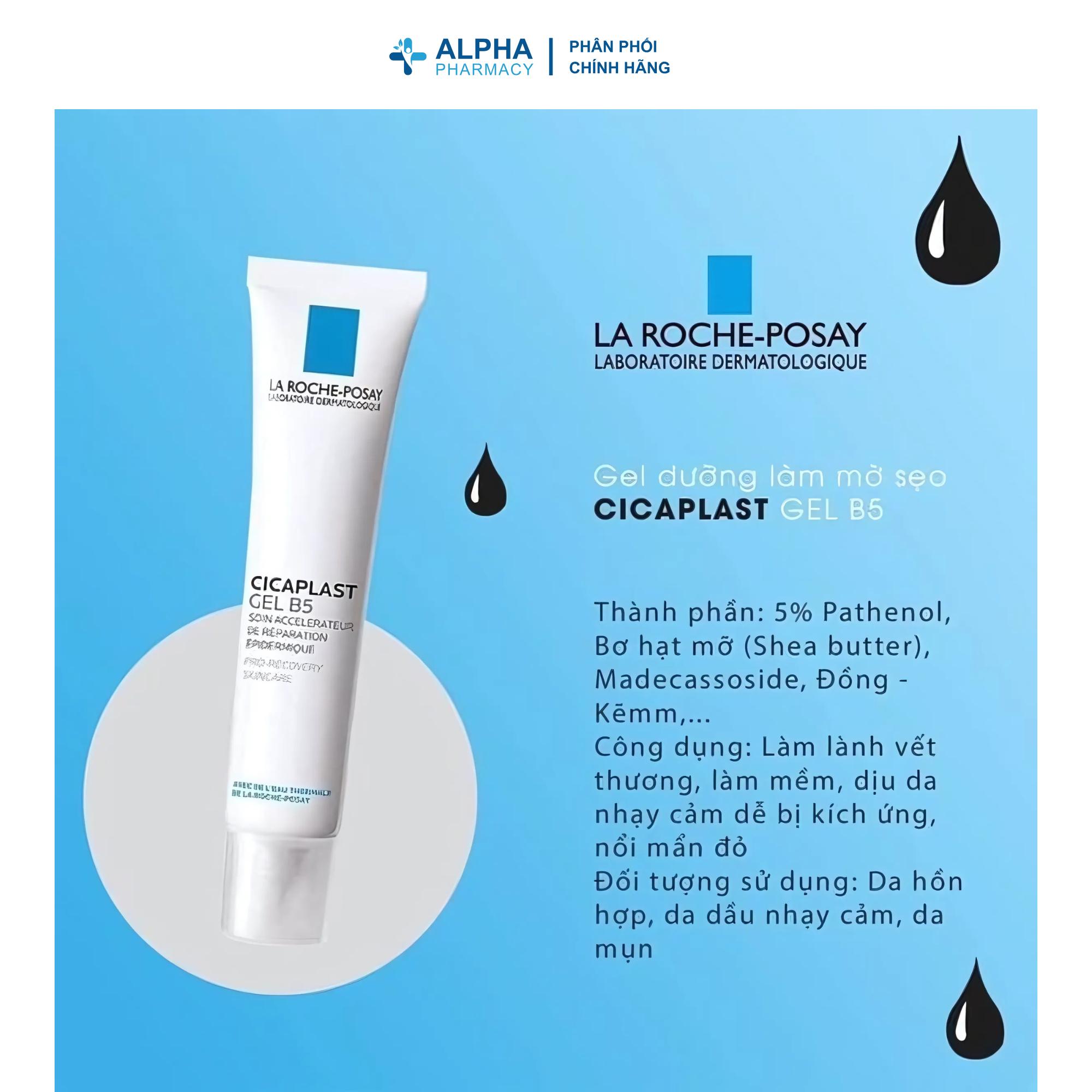 Gel Dưỡng La Roche-Posay Cicaplast Gel B5 Làm Mờ Sẹo, Giúp Tái Tạo Da - 40ml - Image 4
