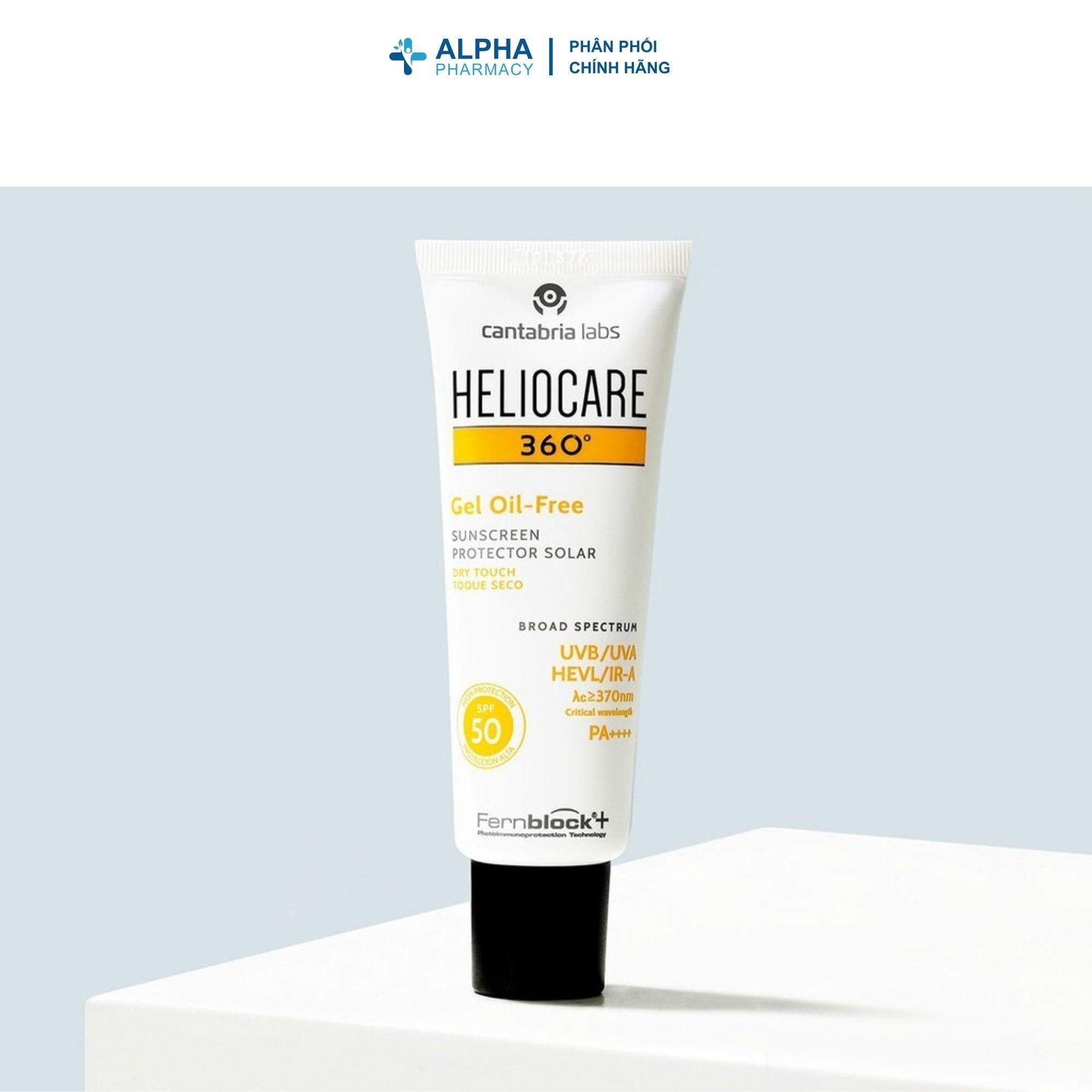 Kem Chống Nắng Heliocare 360 Gel Oil-Free SPF50 Kiểm Soát Dầu, Chống Nắng Toàn Diện – 50ml - Image 3