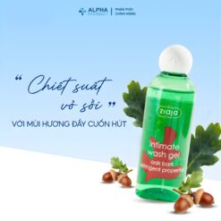 Alternative view of Dung Dịch Vệ Sinh Phụ Nữ Vỏ Xoài Đỏ Ziaja Intimate Wash Gel Oak Bark Astringent Properties - 200ml