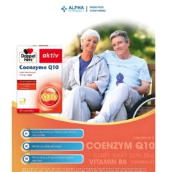 Alternative view of Viên Uống Doppelherz Coenzyme Q10 Hỗ Trợ Trẻ Hóa Cơ Thể Và Tốt Cho Tim Mạch – Hộp 30 Viên