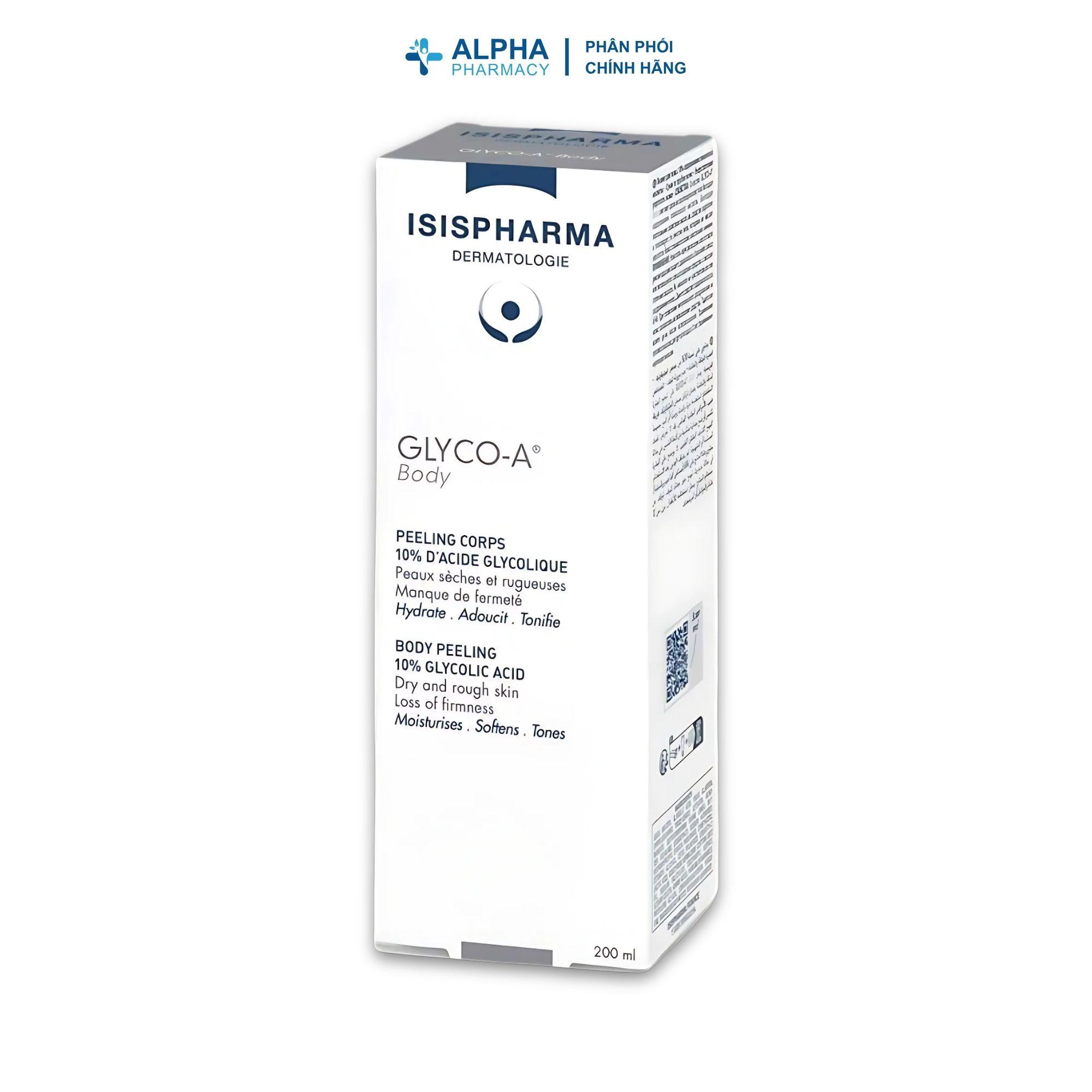 Kem Tẩy Tế Bào Chết Toàn Thân Isis Pharma Glyco-A Body Peeling Cream – 200ml - Image 3