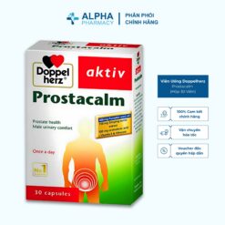 Viên Uống Doppelherz Prostacalm Hỗ Trợ Sức Khỏe Tuyến Tiền Liệt, Cải Thiện Tiểu Tiện – Hộp 30 Viên