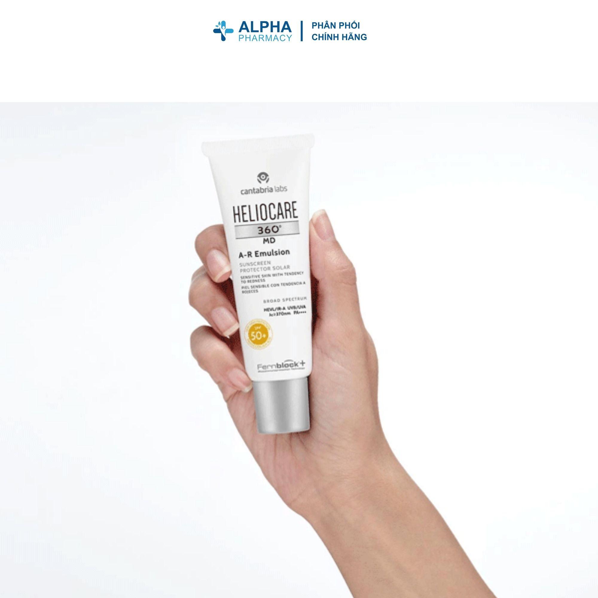 Kem Chống Nắng Heliocare 360 MD A-R Emulsion Giảm Đỏ Da, Bảo Vệ Da Nhạy Cảm - Image 3