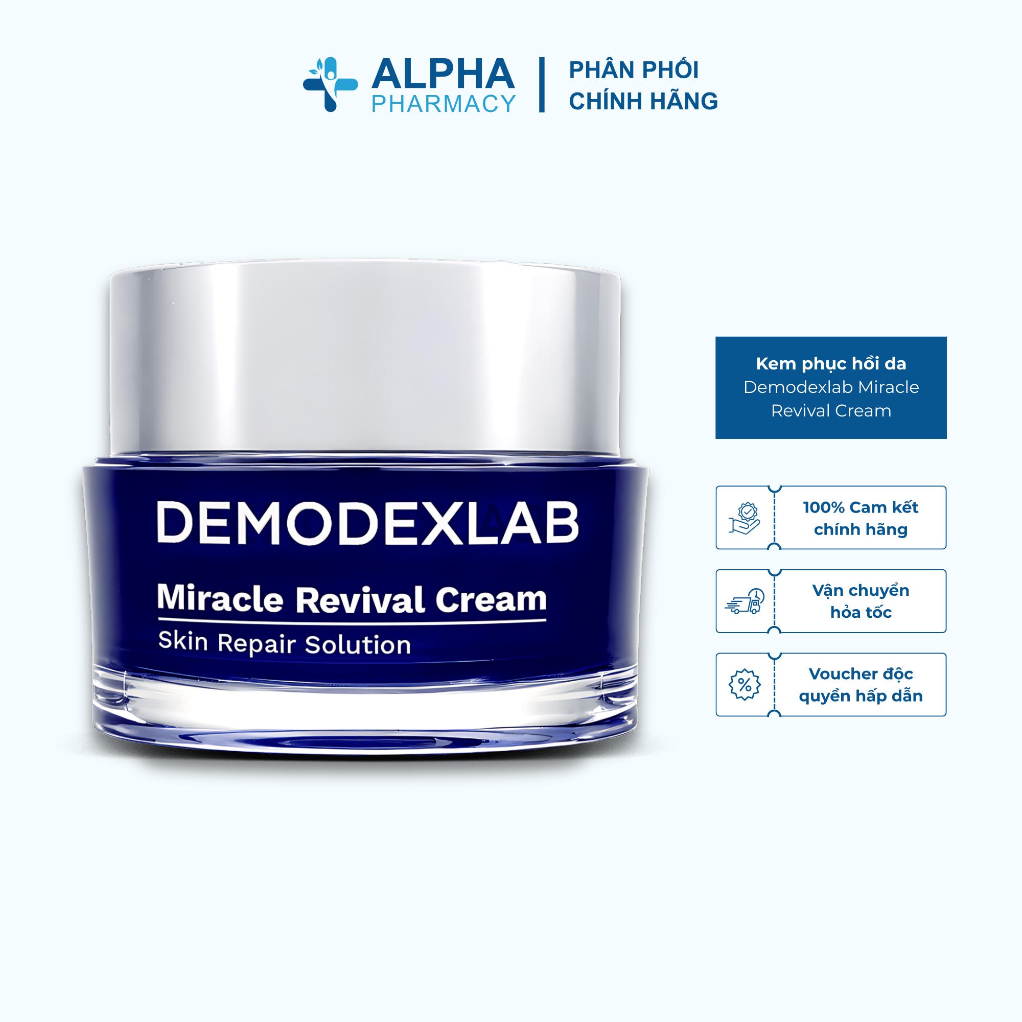 Kem phục hồi da nổi mao mạch Demodexlab Miracle Revival Cream