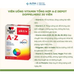 Alternative view of Viên Uống Doppelherz A-Z Depot Bổ Sung 25 Vitamin Và Khoáng Chất – Hộp 30 Viên