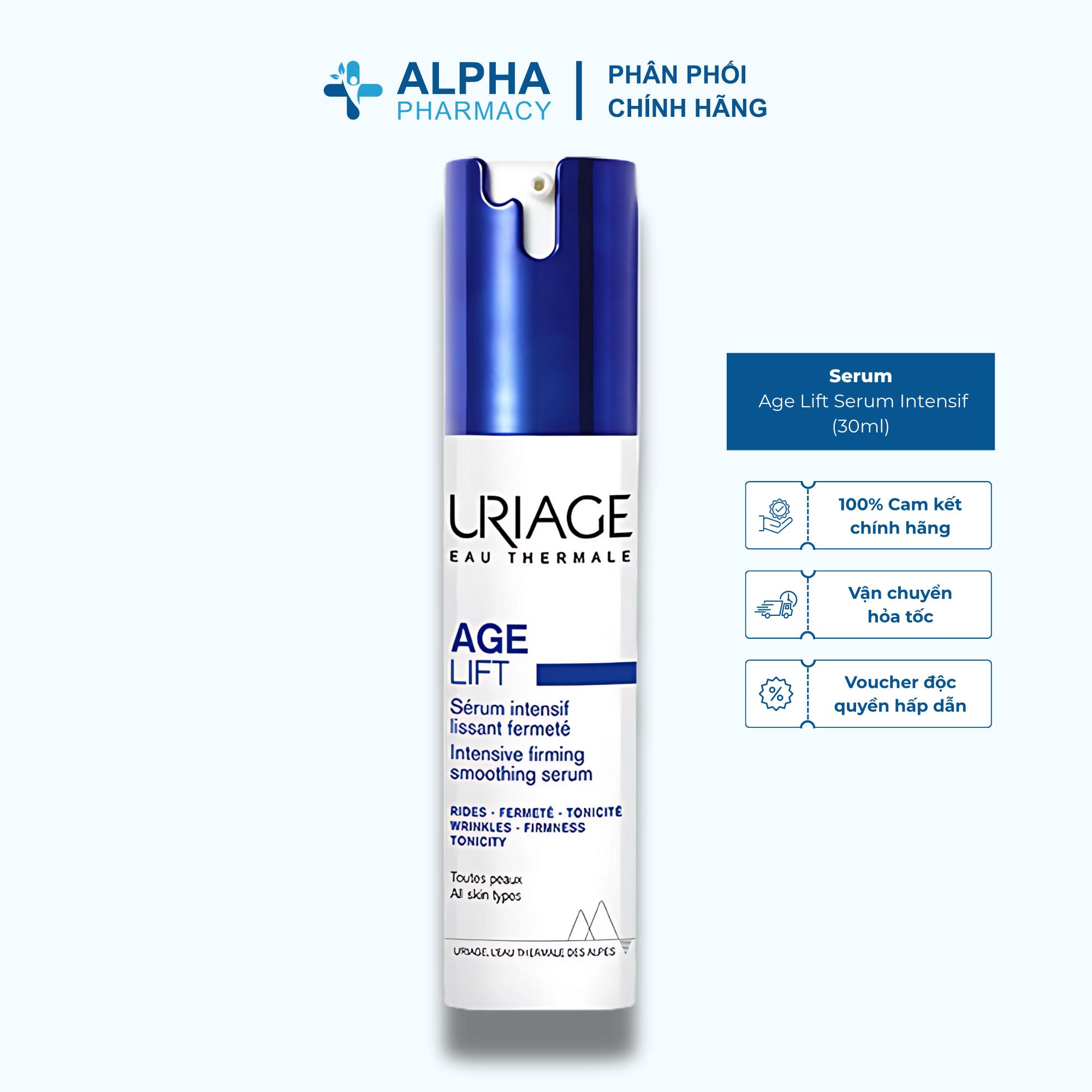 Serum Uriage Age Lift Serum Intensif Giảm Nếp Nhăn & Tăng Đàn Hồi – 30ml
