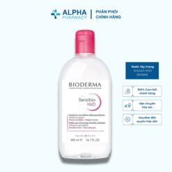 Nước Tẩy Trang Và Làm Sạch Bioderma Sebium H2O Công Nghệ Micellar Cho Da nhạy Cảm - 500ml
