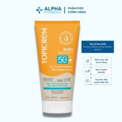 Sữa Chống Nắng Dưỡng Ẩm Topicrem Sun Protect Moisturizing Sun Milk SPF50+ Bảo Vệ Da Trước Tia UV - 50ml