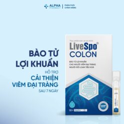 Alternative view of Men Vi Sinh LiveSpo Colon Hỗ Trợ Giảm Viêm Đại Tràng & Rối Loạn Tiêu Hóa Cho Trẻ 0+ - H/10 Ống