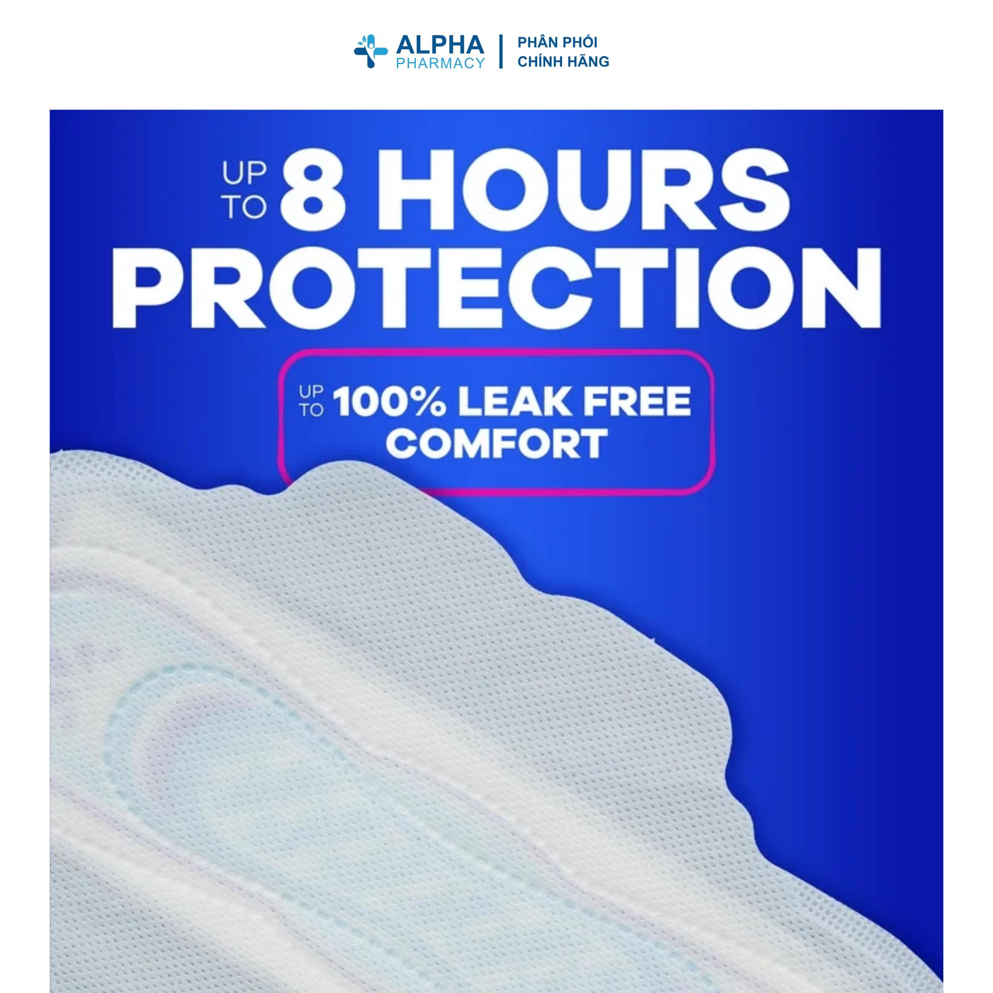 Băng Vệ Sinh Siêu Mỏng Có Cánh Always Ultra Thin Size 2 Long Super Không Mùi - Image 4