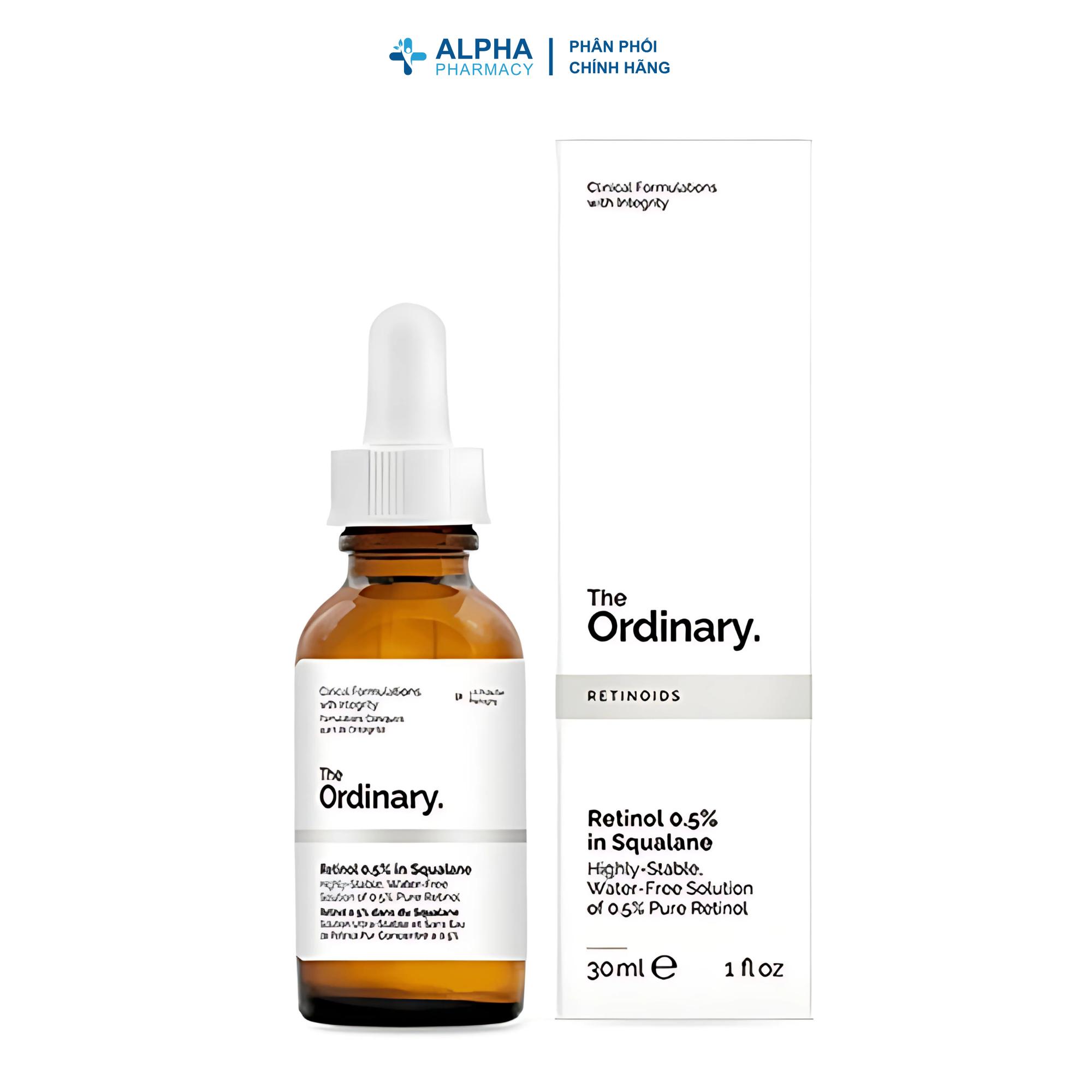 Tinh Chất Chống Lão Hóa The Ordinary Retinol 0.5% in Squalane Giảm Nếp Nhăn & Cải Thiện Độ Đàn Hồi 30ml - Image 2