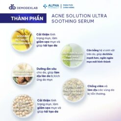 Alternative view of Serum Mụn Demodexlab Acne Solution Ultra Soothing - Giảm Mụn & Phục Hồi Da - 30ml