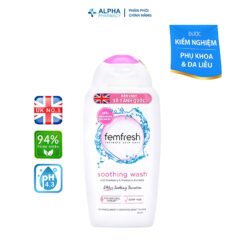 Alternative view of Dung Dịch Vệ Sinh Phụ Nữ Femfresh Soothing Wash Làm Dịu & Bảo Vệ Da Nhạy Cảm – 250ml