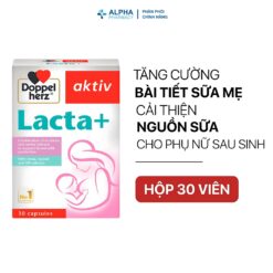 Alternative view of Viên Uống Doppelherz Lacta+ Hỗ Trợ Lợi Sữa Cho Mẹ Sau Sinh – Hộp 30 Viên