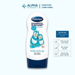 Sữa Tắm Gội Cho Bé Bubchen Shampoo & Duschgel Sensitiv Sanfte Lieblinge – 230ml