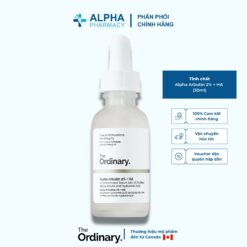 Tinh Chất The Ordinary Alpha Arbutin 2% + HA Dưỡng Trắng & Giảm Thâm – 30ml