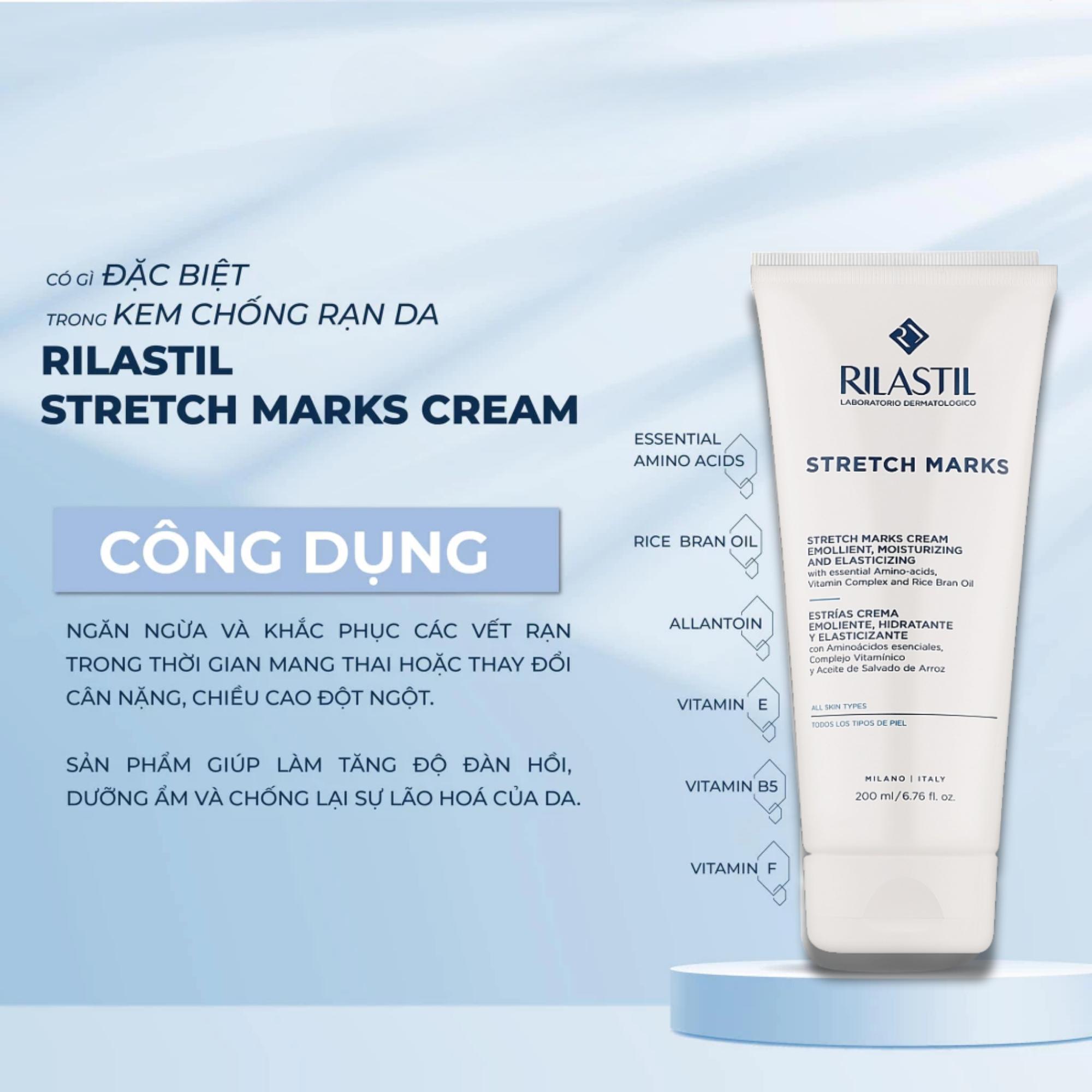 Kem Chống Rạn Da Rilastil Stretch Marks Cream - 75ml/200ml - Image 3