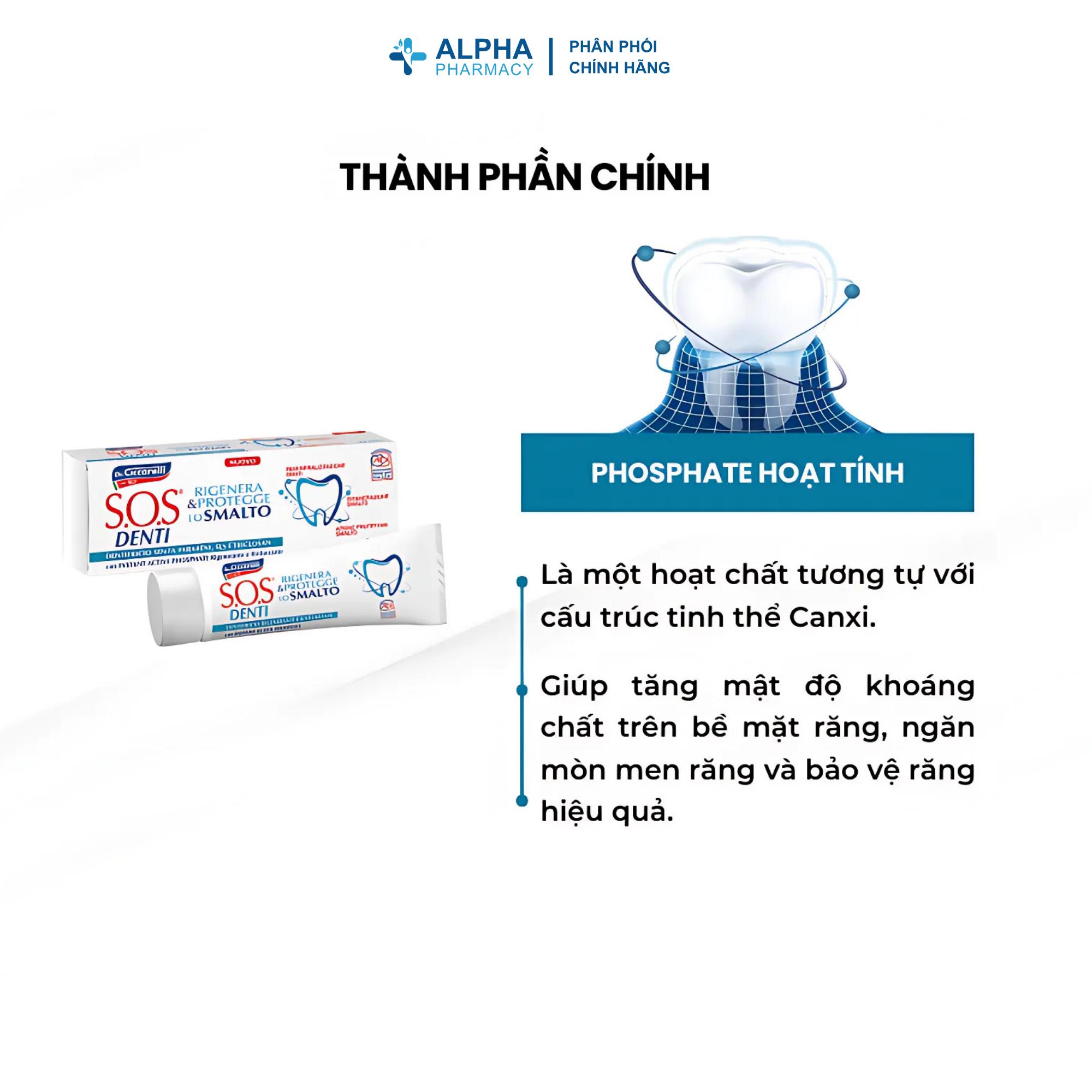 Kem Đánh Răng S.O.S Denti Enamel Phục Hồi Men Răng Ê Buốt – 75ml - Image 4