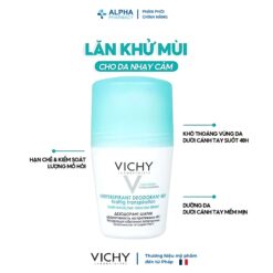 Alternative view of Lăn Khử Mùi Vichy Antiperspirant Deodorant 48H Kraftig Transpiration Giúp Khô Thoáng & Giảm Mùi Vùng Da Dưới Cánh Tay – 50ml