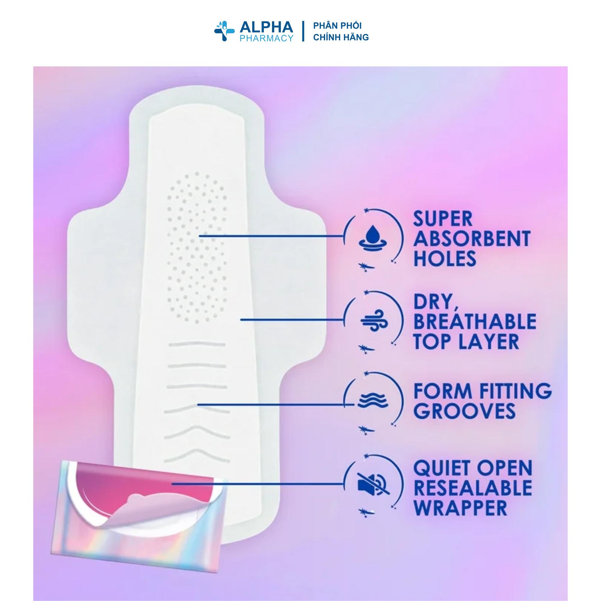 Băng Vệ Sinh Always Pocket FlexFoam Size 1 Regular Có Cánh Không Mùi - Image 2