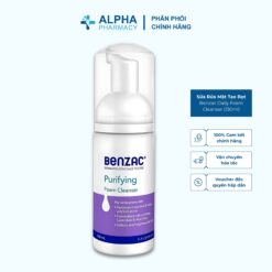 Sữa Rửa Mặt Tạo Bọt Benzac Daily Foam Cleanser Làm Sạch Dịu Nhẹ Hằng Ngày - 130ml