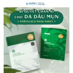 Alternative view of Mặt Nạ Caryophy Portulaca Mask Sheet 3in1 Giảm Mụn, Giảm Thâm & Dưỡng Ẩm - 22g (1 Miếng/Hộp)