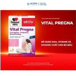 Alternative view of Viên Uống Doppelherz Vital Pregna Bổ Sung Vitamin Và Khoáng Chất Cho Phụ Nữ Mang Thai – Hộp 30 Viên