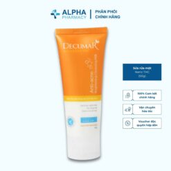 Sữa Rửa Mặt Decumar Nano THC Sáng Da Cho Da Mụn, Giúp Sạch Nhờn – 50g
